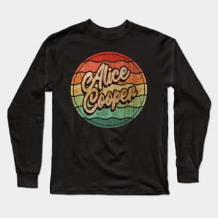 Retro Vintage Alice Cooper Long Sleeve T-Shirt